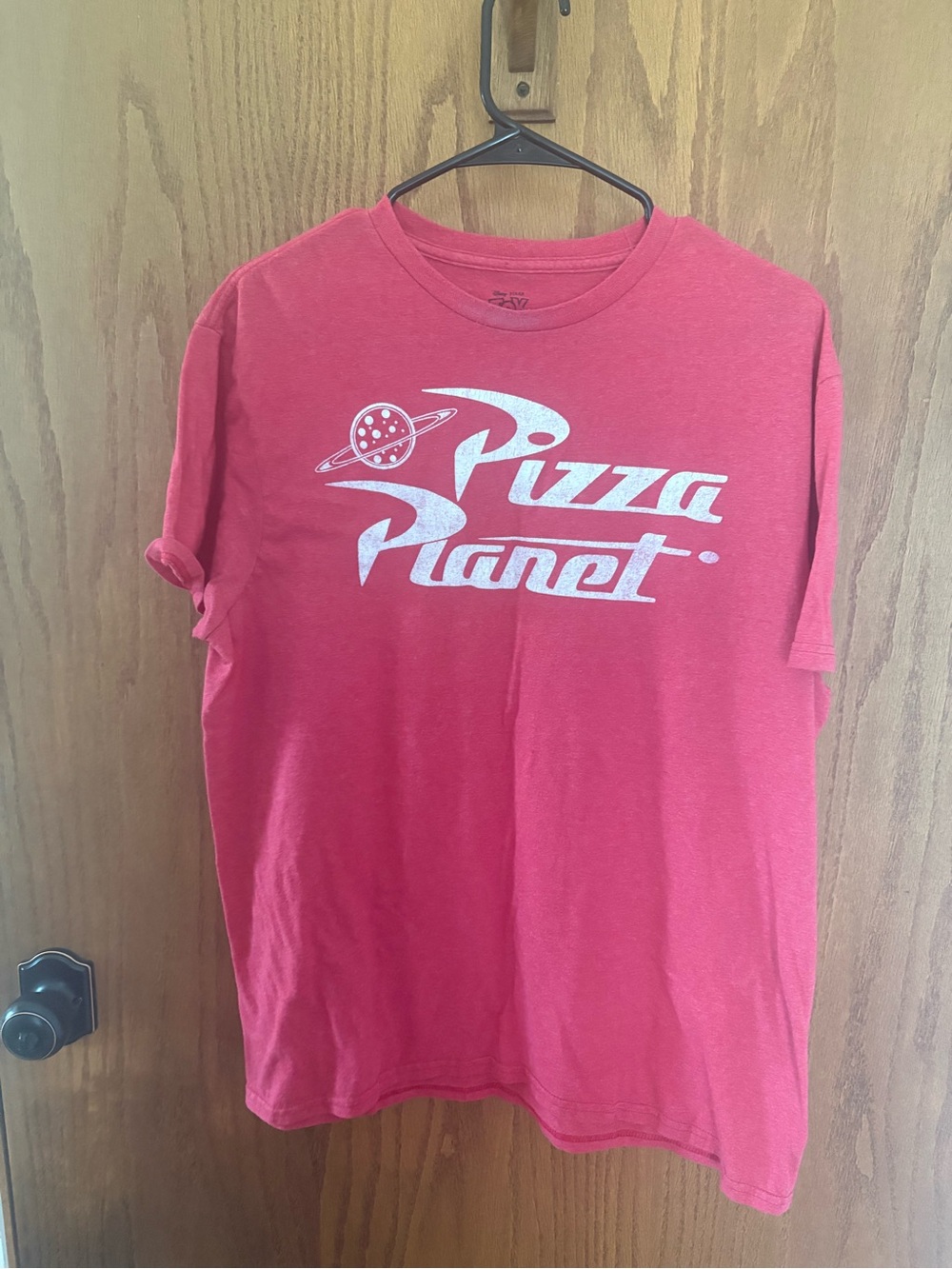 Disney Pizza Planet Red Short Sleeve Tee